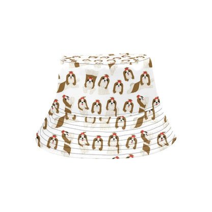 Shih Tzu Print Design LKS302 Unisex Bucket Hat