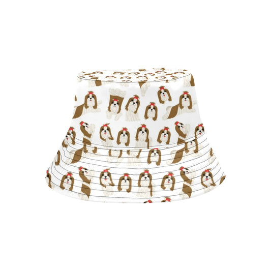 Shih Tzu Print Design LKS302 Unisex Bucket Hat