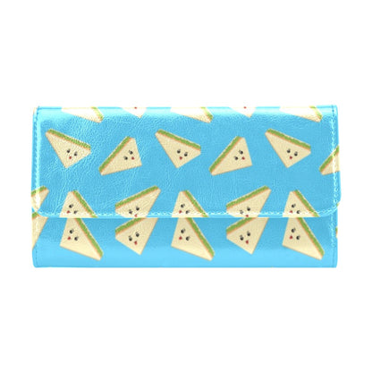 Sandwich Emoji Print Design LKS305 Women's Trifold Wallet