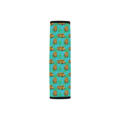 School Bus Print Design LKS308 Car Seat Belt Cover