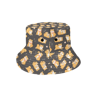 Shiba Inu Print Design LKS309 Unisex Bucket Hat