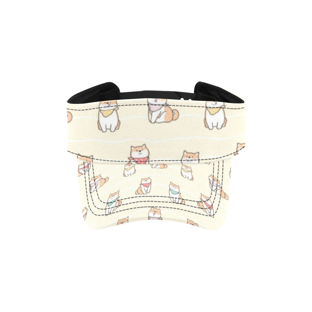 Shiba Inu Print Design LKS306 Unisex Sun Visor