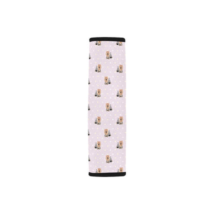 Yorkshire Terriers Print Design LKS302 Car Seat Belt Cover