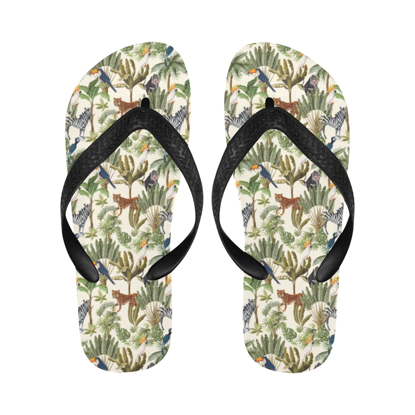 Safari Animal Print Design LKS304 Flip Flops