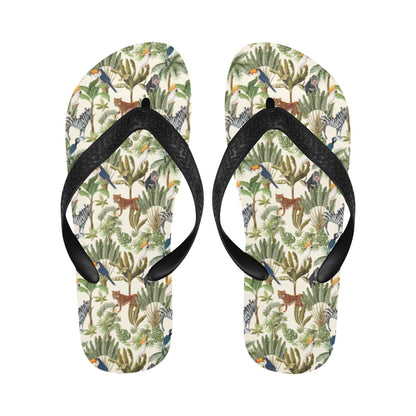 Safari Animal Print Design LKS304 Flip Flops