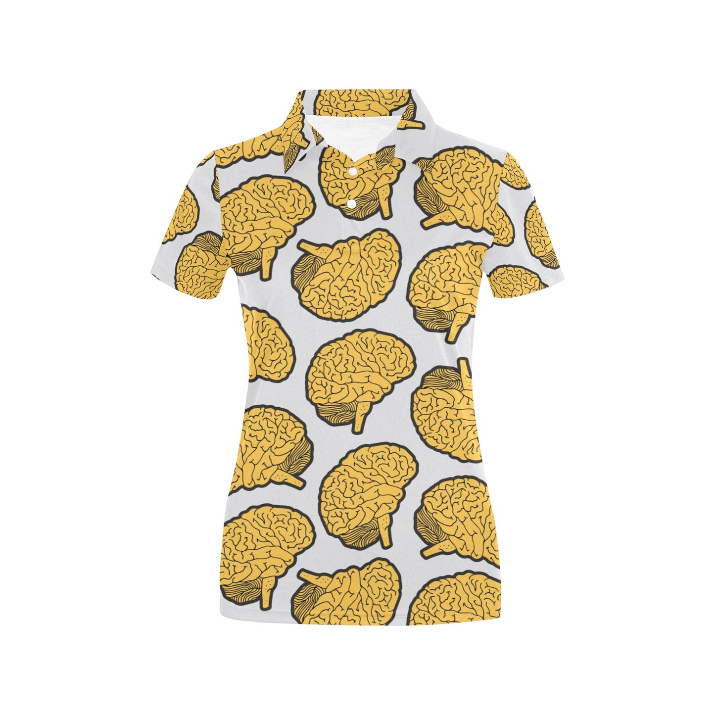 Psychology Pattern Print Design A01 Women's Polo Shirt