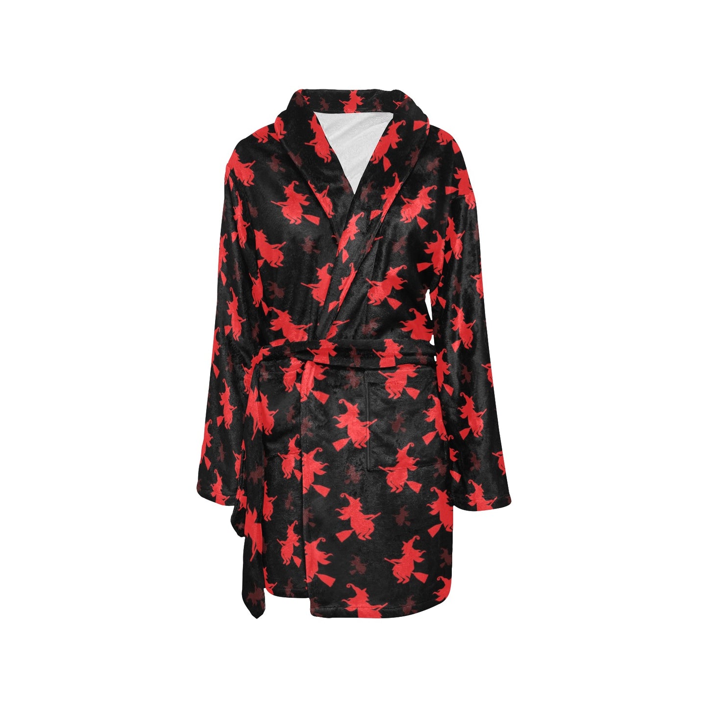Witch Print Design LKS308 Women's Fleece Robe