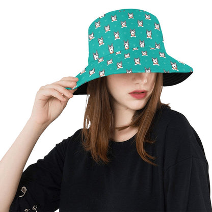 Siberian Huskies Print Design LKS304 Unisex Bucket Hat