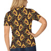 Harp Pattern Print Design 02 Women's Polo Shirt