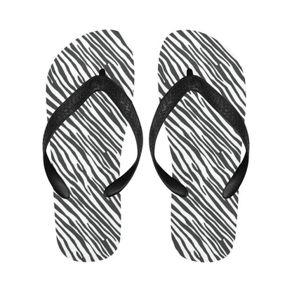 Zebra Classic Print Design LKS302 Flip Flops