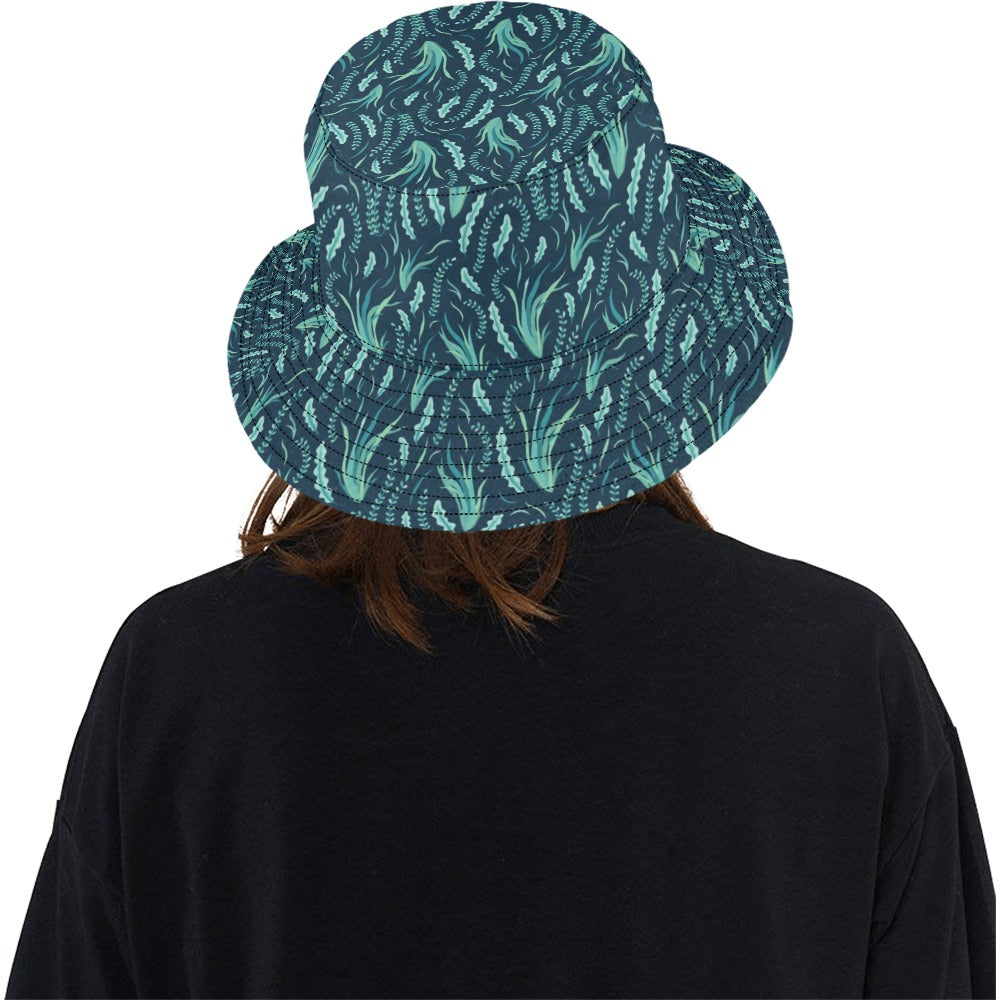 Seaweed Print Design LKS302 Unisex Bucket Hat