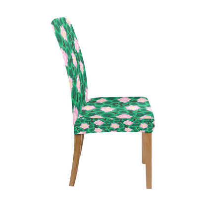 Water Lily Print Design LKS303 Dining Chair Slipcover