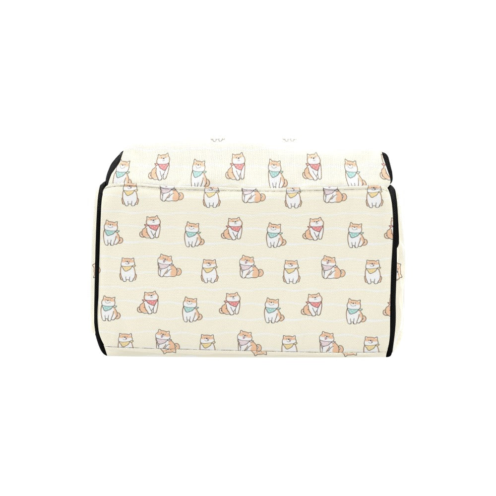 Shiba Inu Print Design LKS306 Diaper Bag Backpack