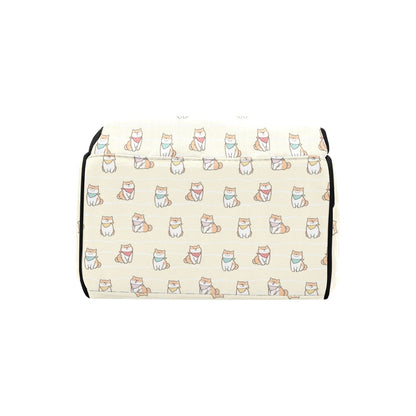 Shiba Inu Print Design LKS306 Diaper Bag Backpack