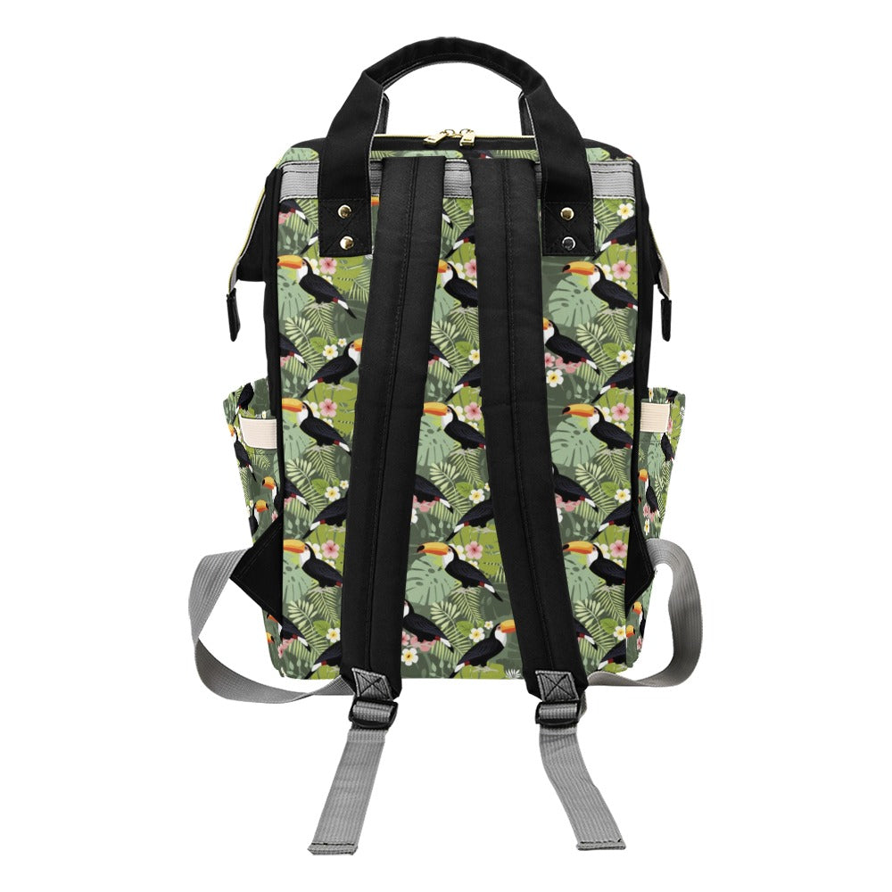 Toucan Print Design LKS304 Diaper Bag Backpack
