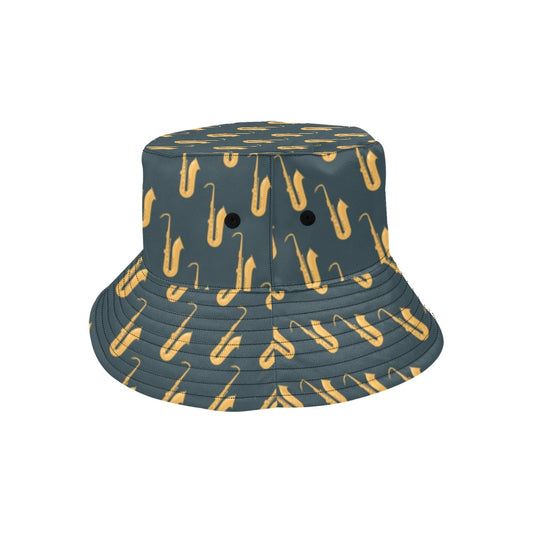 Saxophone Print Design LKS401 Unisex Bucket Hat