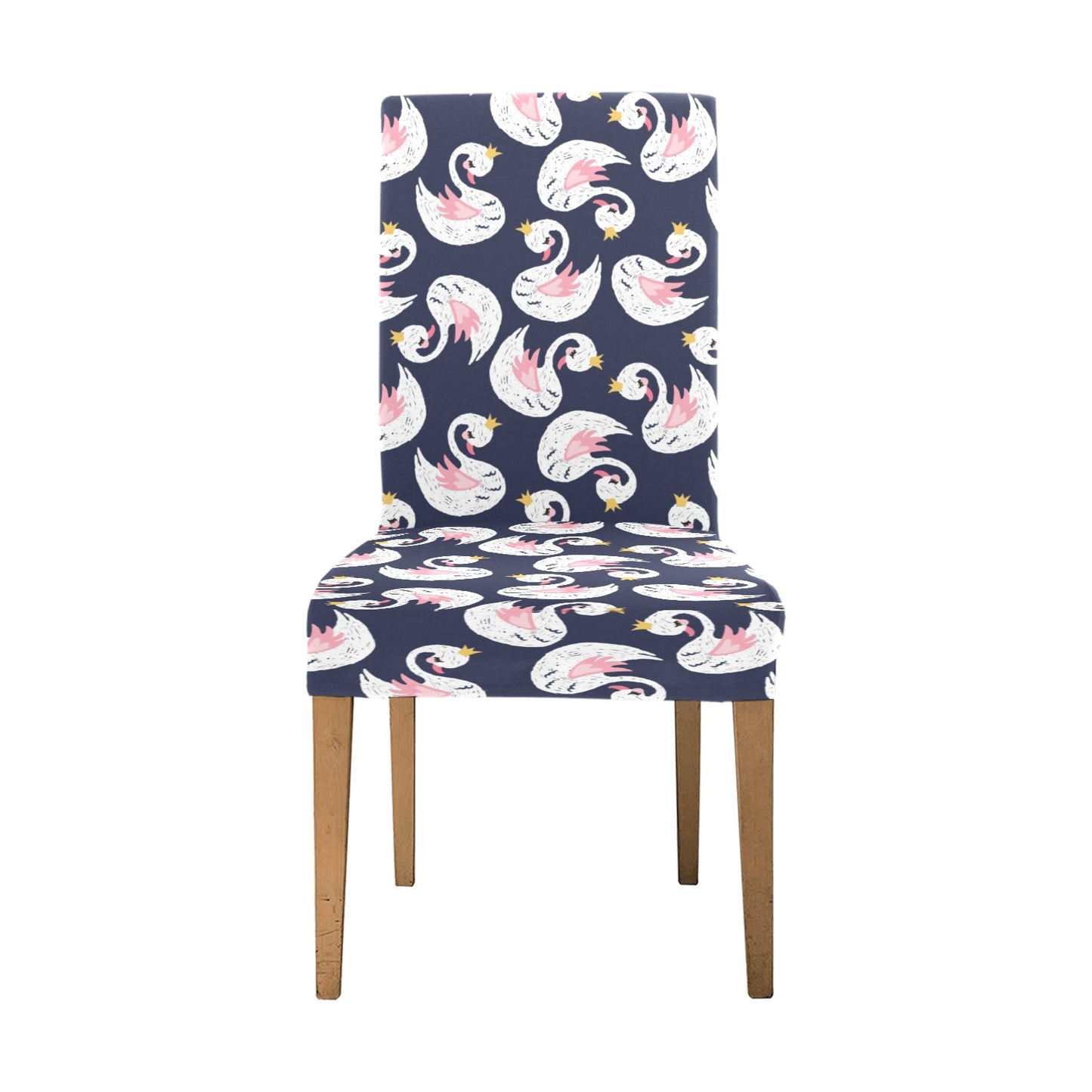 Swan Print Design LKS403 Dining Chair Slipcover