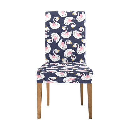 Swan Print Design LKS403 Dining Chair Slipcover