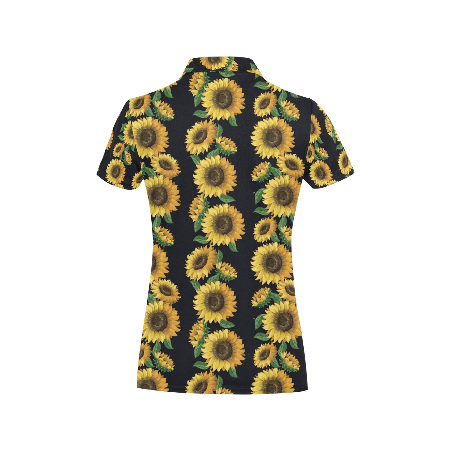 Sunflower Print Design LKS306 Women's Polo Shirt