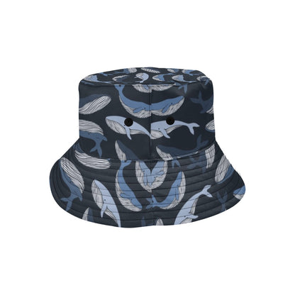 Whale Print Design LKS301 Unisex Bucket Hat
