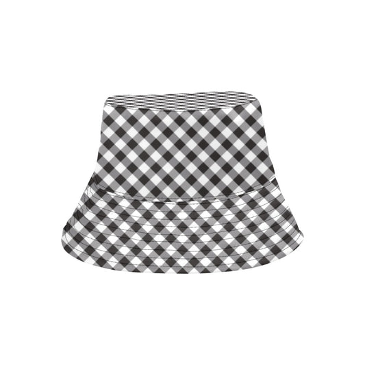 Gingham Print Design LKS402 Unisex Bucket Hat