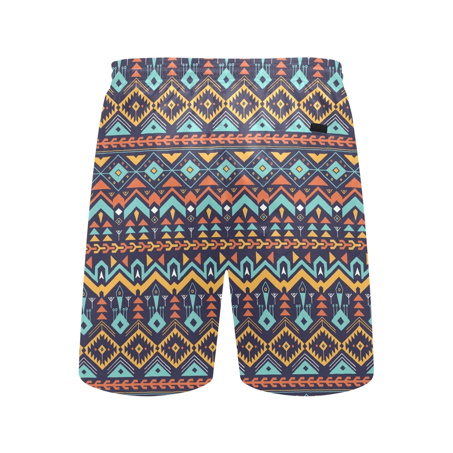 Aztec Style Print Pattern Men's Swim Trunks Beach Shorts