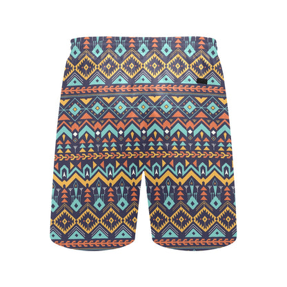 Aztec Style Print Pattern Men's Swim Trunks Beach Shorts