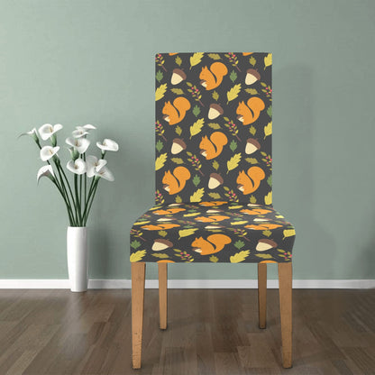 Squirrel Print Design LKS301 Dining Chair Slipcover