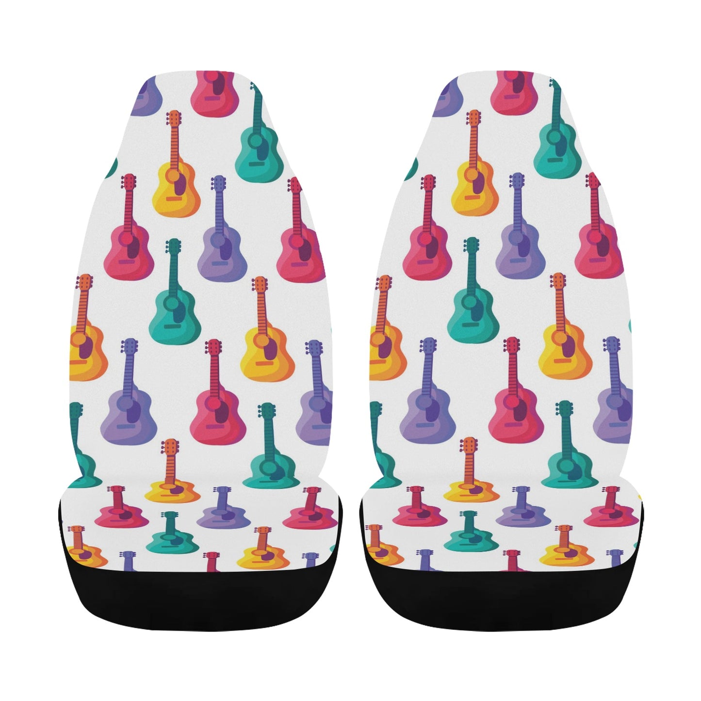 Acoustic Guitar Print Design LKS406 Car Seat Covers