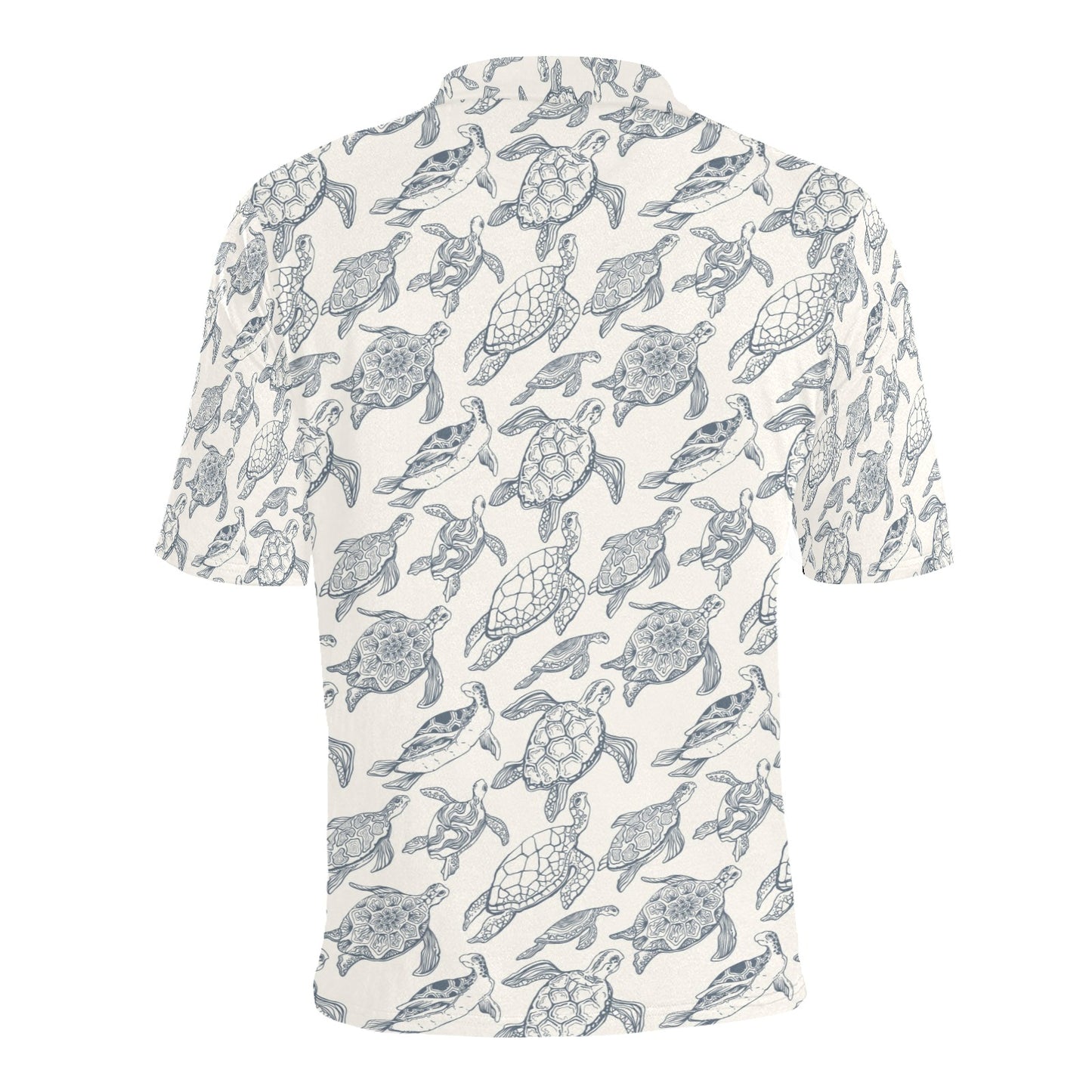 Sea Turtle Print Design LKS304 Men Polo Shirt