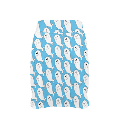 Sea Lion Print Design LKS402 17" Golf & Pickleball Skort with Pockets
