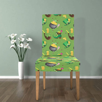 Shamrock Saint Patrick's Day Print Design LKS306 Dining Chair Slipcover