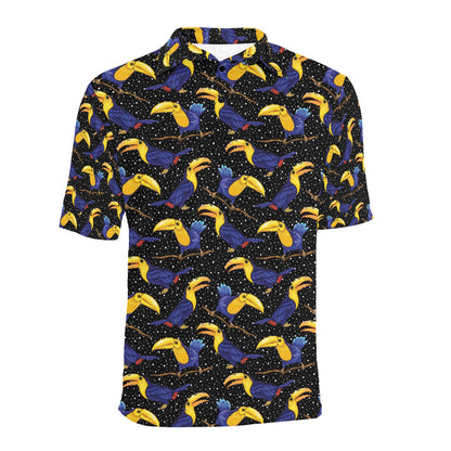 Toucan Print Design LKS307 Men Polo Shirt