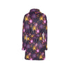 Firework Print Design LKS303 Women's Fleece Robe