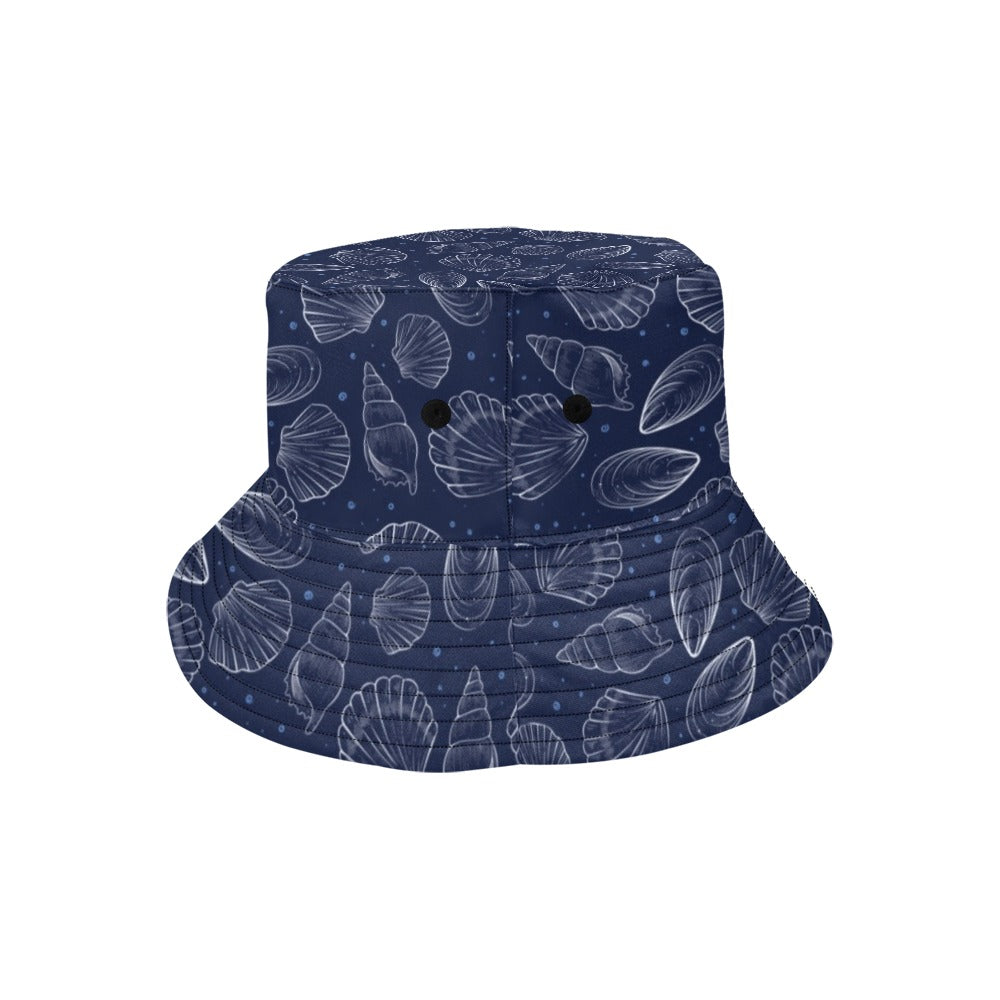 Seashell Print Design LKS3011 Unisex Bucket Hat