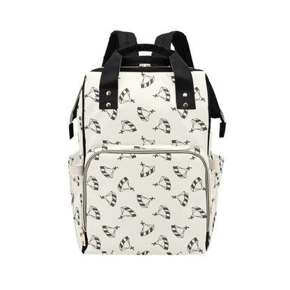 Skydiver Print Design LKS301 Diaper Bag Backpack