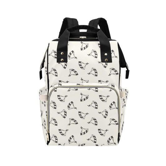 Skydiver Print Design LKS301 Diaper Bag Backpack