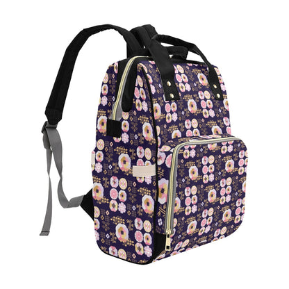 Sakura Japan Style Print Design LKS302 Diaper Bag Backpack