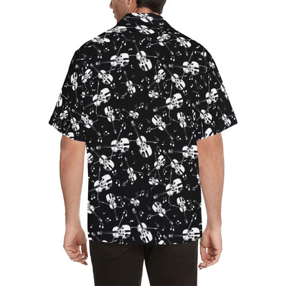 Violin Print Design LKS404 Men's Men's Hawaiian Shirt