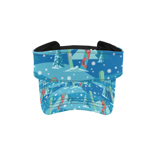 Snowboard Print Design LKS301 Unisex Sun Visor