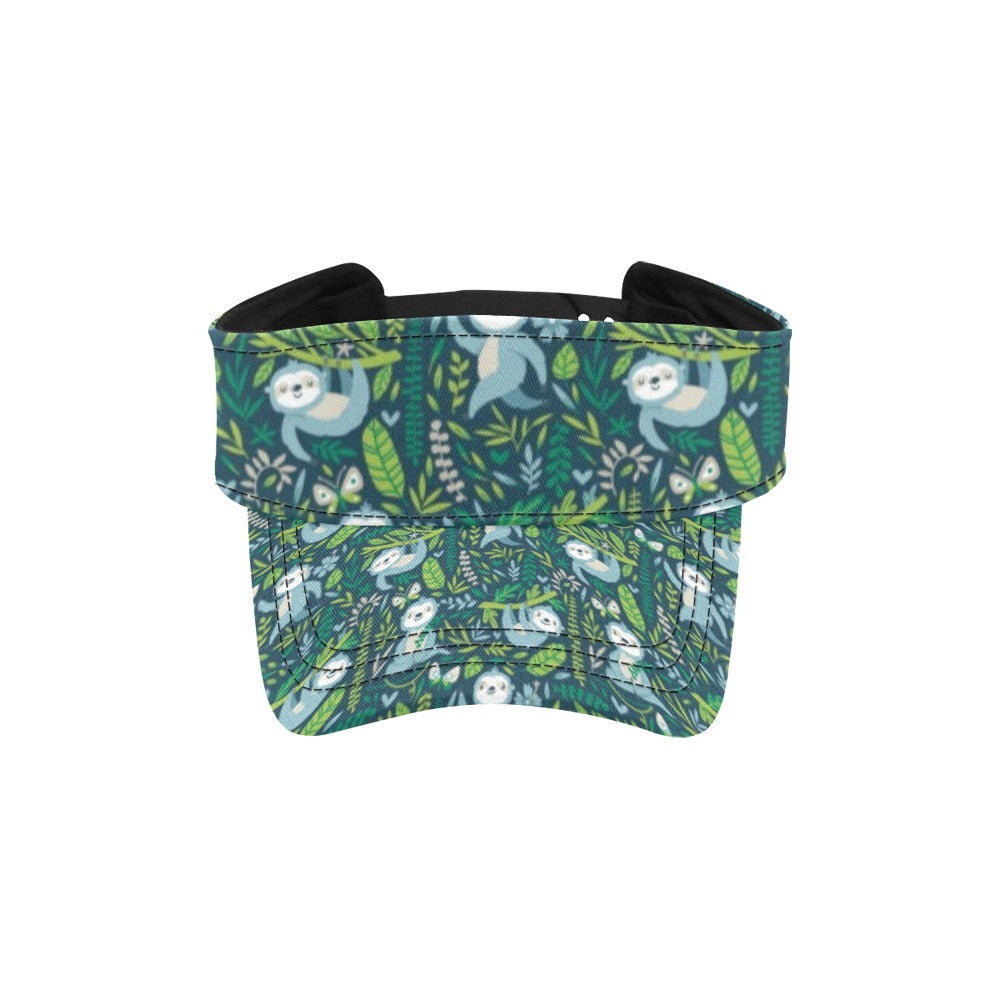 Sloth Print Design LKS304 Unisex Sun Visor