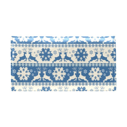 Reindeer Print Design LKS401 Women's Trifold Wallet