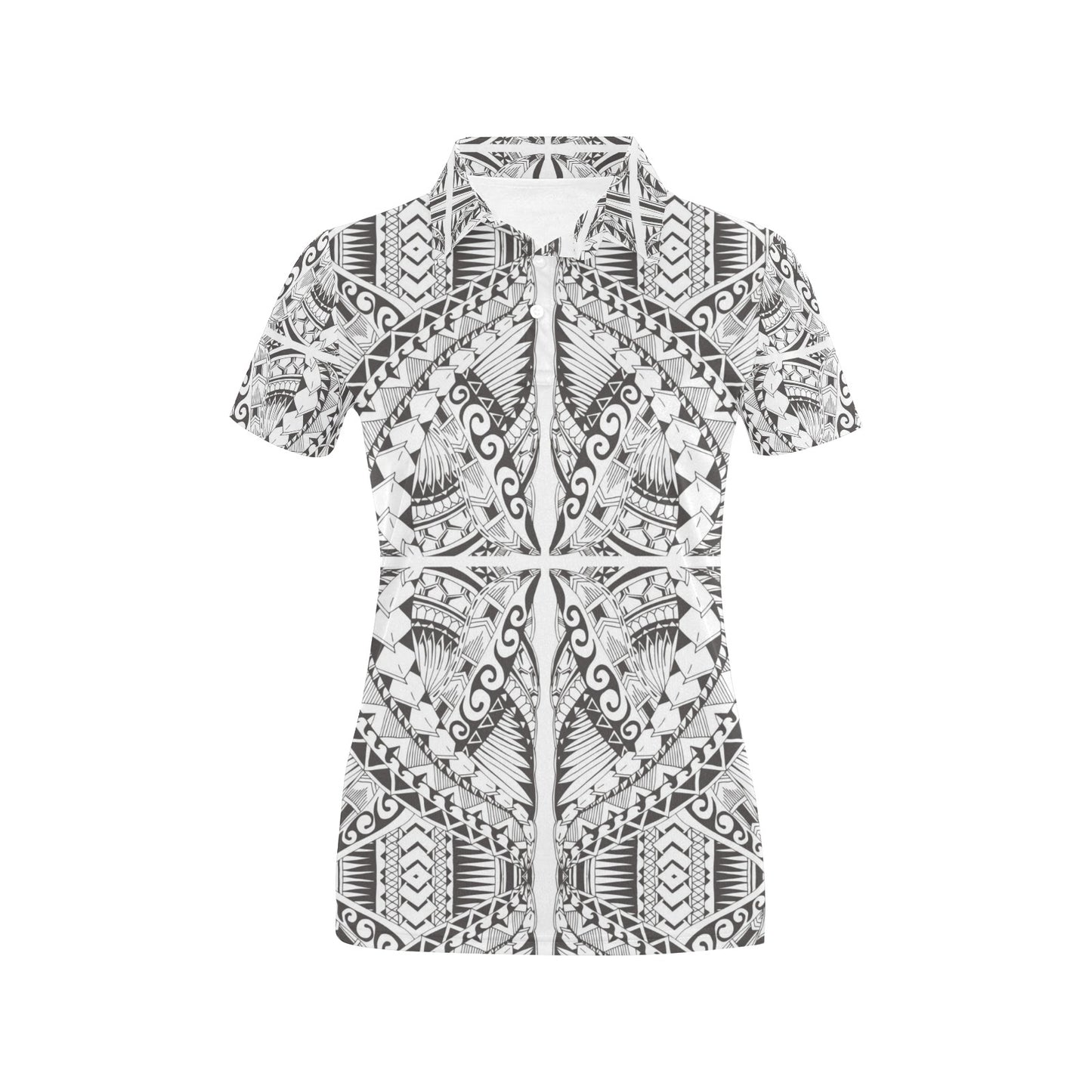 Samoan Style Print Design LKS301 Women's Polo Shirt