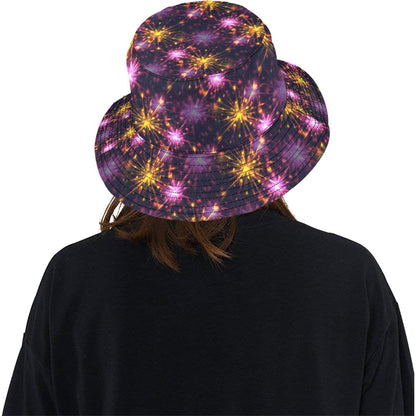 Firework Print Design LKS303 Unisex Bucket Hat