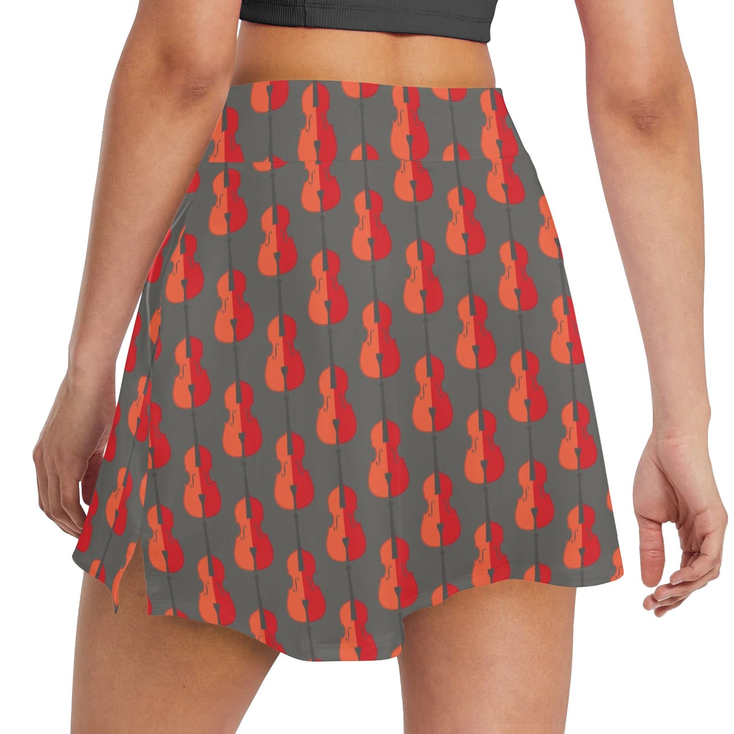 Cello Print Design LKS401 17" Golf & Pickleball Skort with Pockets
