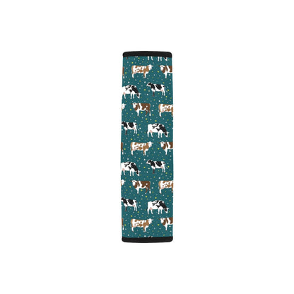 Cattle Print Design LKS404 Car Seat Belt Cover