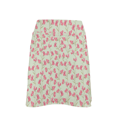 Sweet Pea Print Design LKS301 17" Golf & Pickleball Skort with Pockets