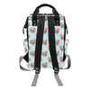 Turkey Print Design LKS403 Diaper Bag Backpack