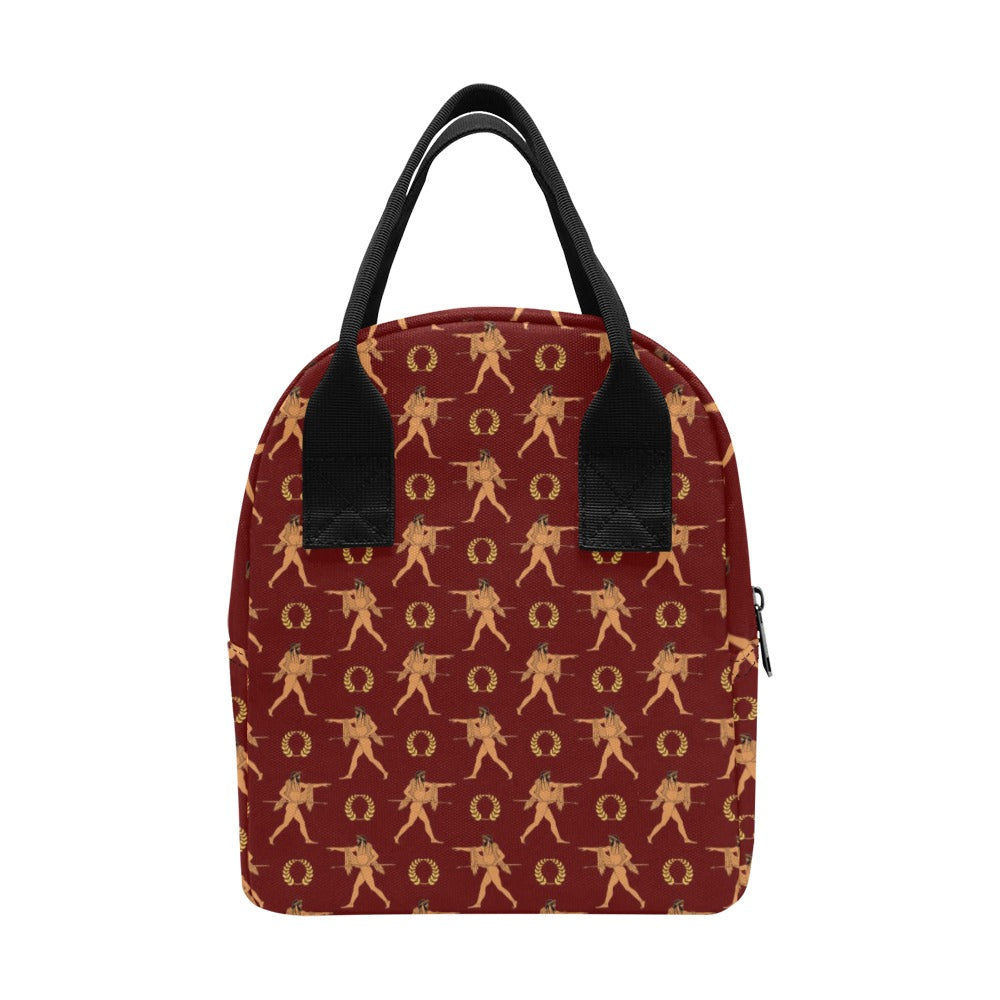 Ancient Greek Print Design LKS307 Insulated Lunch Bag