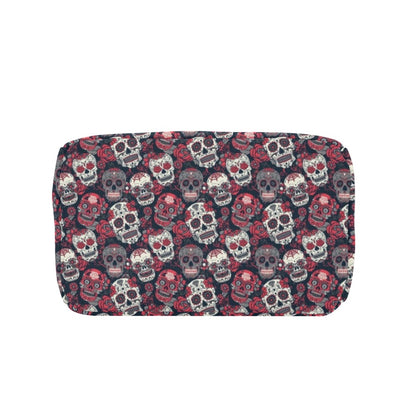 Sugar Skull Print Design LKS303 Insulated Lunch Bag